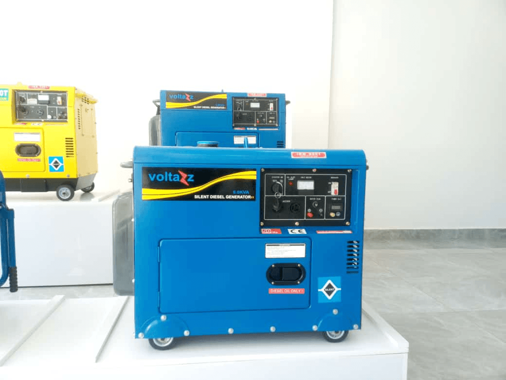 Industrial generator installation